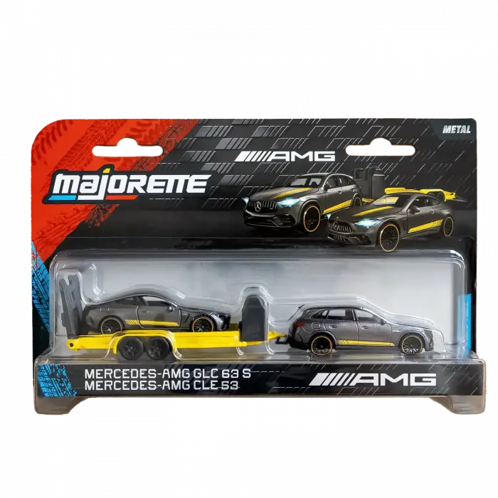 Majorette Mercedes-AMG Deluxe Trailer 3’lü Model Araç Seti