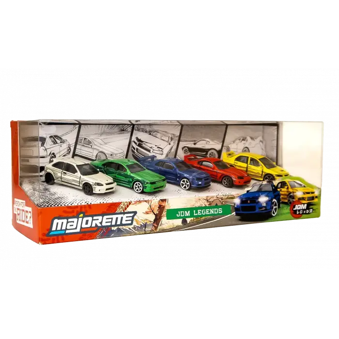 Majorette JDM Legends Anime 5li Gift Pack Model Araba Seti