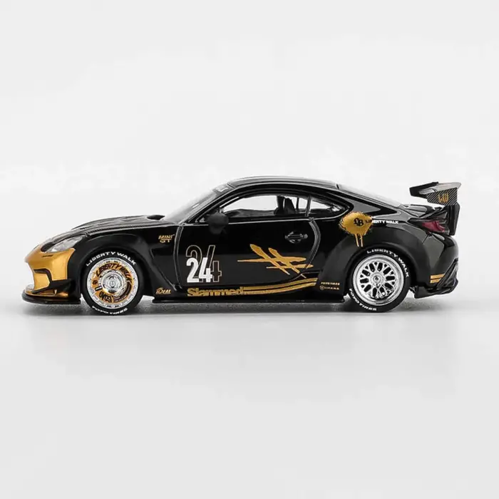 Mini GT 1/64 Toyota GR86 LB-Nation Black/Gold - MGT01149