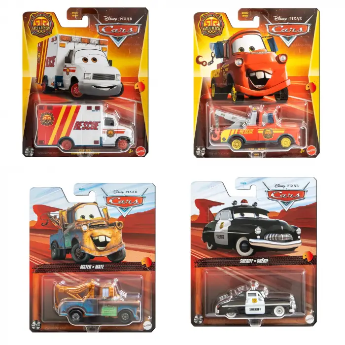 Disney Pixar Cars Tekli Karakter Araçları DXV29 - 96FC 24lü Kutu