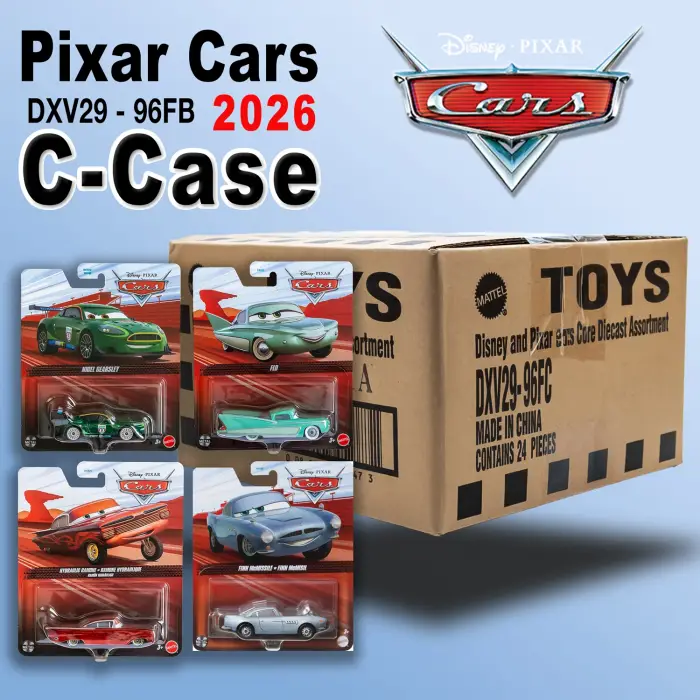 Disney Pixar Cars Tekli Karakter Araçları DXV29 - 96FC 24lü Kutu