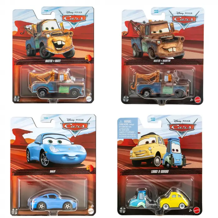 Disney Pixar Cars Tekli Karakter Araçları DXV29 - 96FF 24lü Kutu