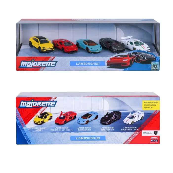 Majorette Gift Pack - Lamborghini 5 Araçlık Paket
