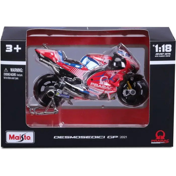 Maisto 1:18 Ducati Desmosedici GP 2021 Motosiklet Modeli - 36379