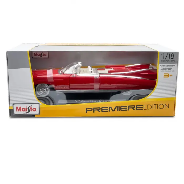 Maisto Premiere Edition 1:18 Cadillac Eldorado Biarritz 1959 Diecast Model Araba Kırmızı - 36813