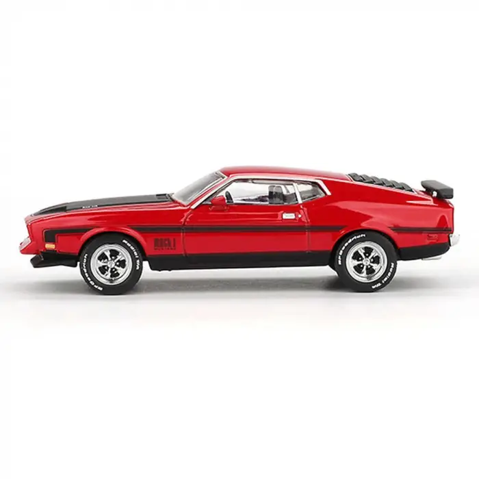 Mini GT 1/64 Ford Mustang Mach1 1971 Race Red - Blister Paket MGT01122-BL