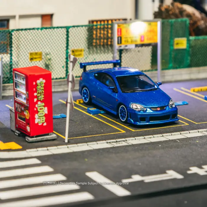 Tarmac Works 1/64 Honda Integra TYPE R DC5 Custom Blue Metallic - ROAD64 T64R-TL022-BL