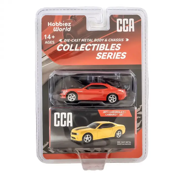 CCA 1:64 Collectibles Series 2013 Chevrolet Camaro SS Diecast Model Araba Kırmızı - 82530C