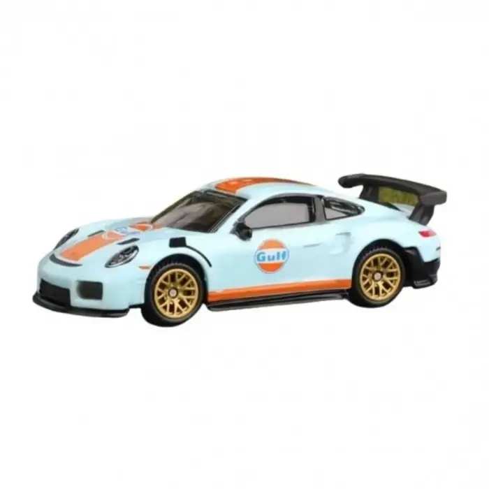 CCA 1:64 Collectibles Series Porsche 911 GT2 RS Diecast Model Araba Mavi - 82531FC