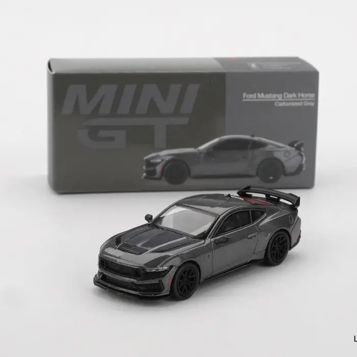 Mini GT 1/64 Ford Mustang Dark Horse 2024 Carbonized Gray - MGT00957