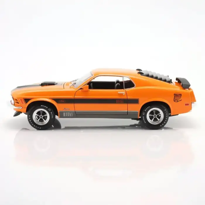 Maisto 1:18 1970 Ford Mustang Mack 1 Diecast Model Araba Turuncu - 31453