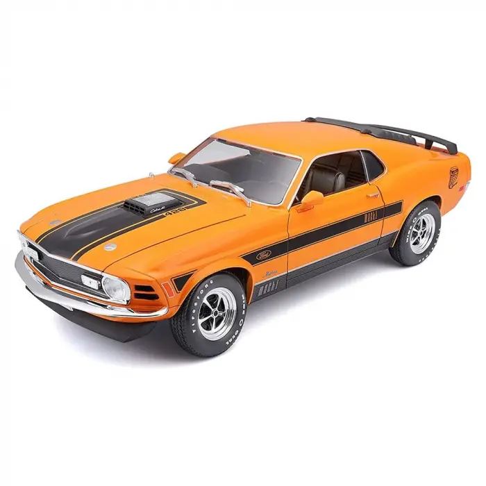 Maisto 1:18 1970 Ford Mustang Mack 1 Diecast Model Araba Turuncu - 31453