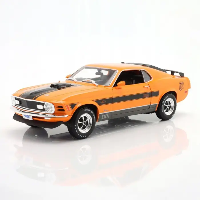 Maisto 1:18 1970 Ford Mustang Mack 1 Diecast Model Araba Turuncu - 31453
