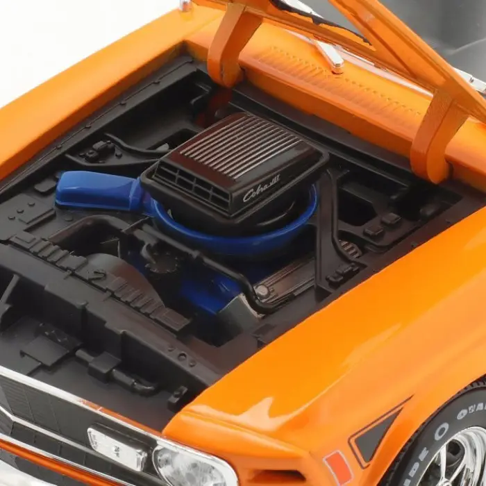 Maisto 1:18 1970 Ford Mustang Mack 1 Diecast Model Araba Turuncu - 31453