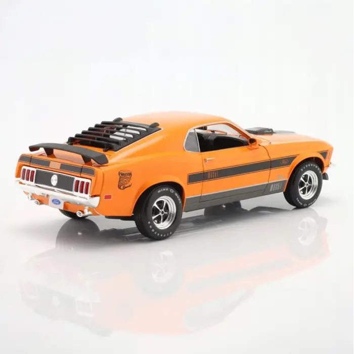 Maisto 1:18 1970 Ford Mustang Mack 1 Diecast Model Araba Turuncu - 31453