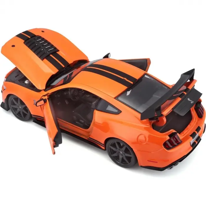 Miasto 1:18 2020 Mustang Shelby GT500 Diecast Model Araba Turuncu - 31388
