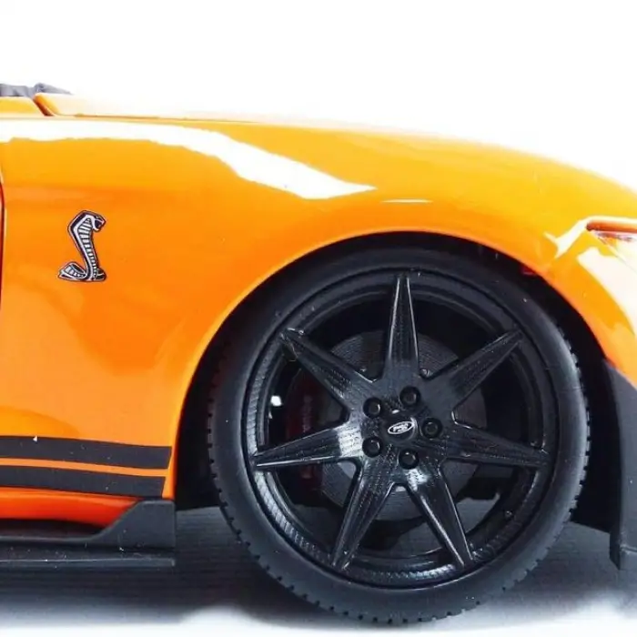 Miasto 1:18 2020 Mustang Shelby GT500 Diecast Model Araba Turuncu - 31388