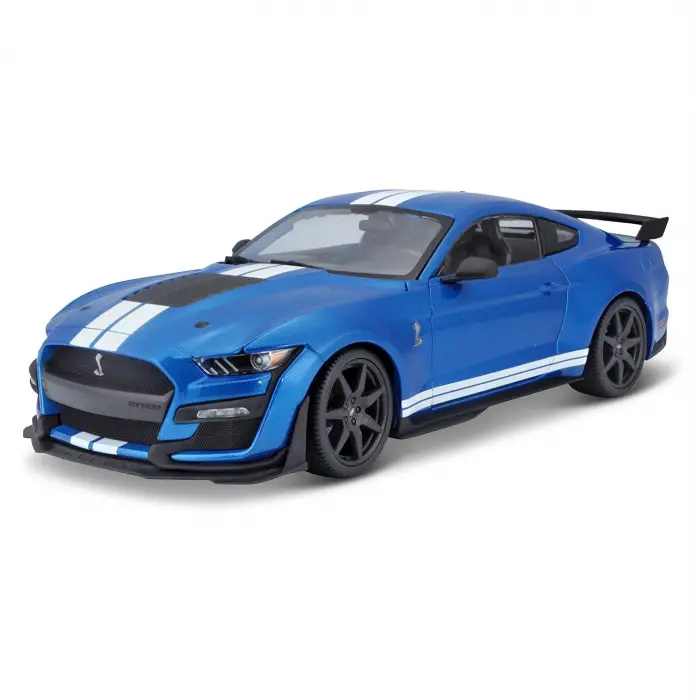 Miasto 1:18 2020 Mustang Shelby GT500 Diecast Model Araba Mavi - 31388