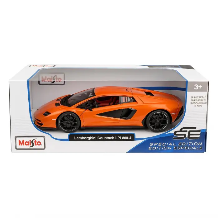 Maisto 1:18 Lamborghini Countack LPI 800-4 - Diecast Model Araba Turuncu - 31459