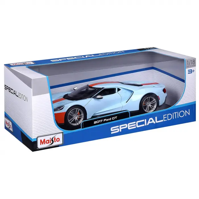 Miasto 1:18 2019 Ford GT Diecast Model Araba Mavi - 31384