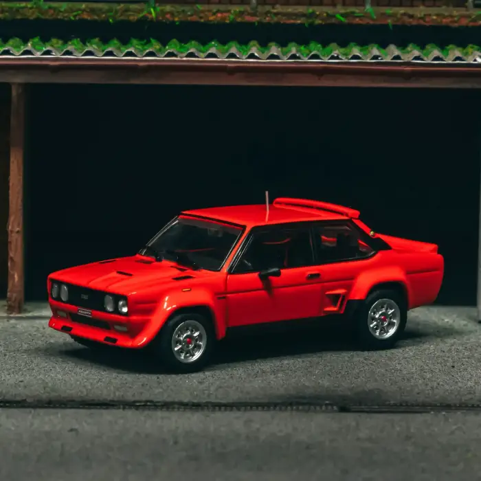 Tarmac Works 1/64 FIAT 131 ABARTH Rally Stradale Red - ROAD64 T64R-094-RE