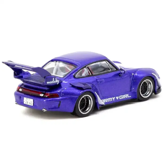 Tarmac Works 1/64 RWB 993 ARMY GIRL Blue - HOBBY64 T64-TL017-AG
