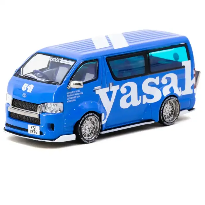 Tarmac Works 1/64 Toyota Hiace Widebody Yasaki Special Edition - HOBBY64 T64-038-YAS