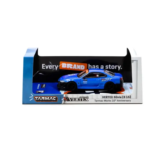 Tarmac Works 1/64 VERTEX Silvia (S 15) Tarmac Works 10th Anniversary - GLOBAL64 T64G-023-10TH