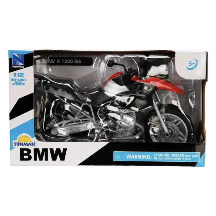 New-Ray 1:12 BMW R 1200GS Diecast Model Motosiklet - 42763