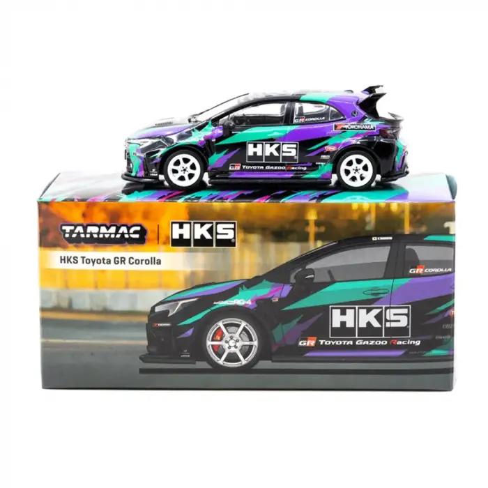 Tarmac Works 1/64 HKS Toyota GR Corolla T64G-066-HKS