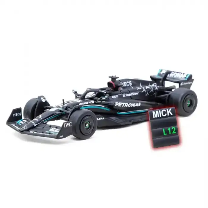 Tarmac Works 1/64 Mercedes-AMG F1 W14 E Performance Spanish Grand Prix Tyre Testing 2023 Mick Schumacher T64G-F064-MS1