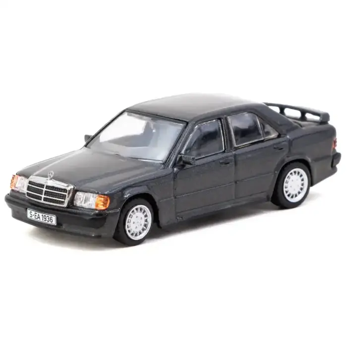 Tarmac Works 1/64 Mercedes-Benz 190 E 2.3-16 Blue-Black metallic - GLOBAL64 T64G-047-BK