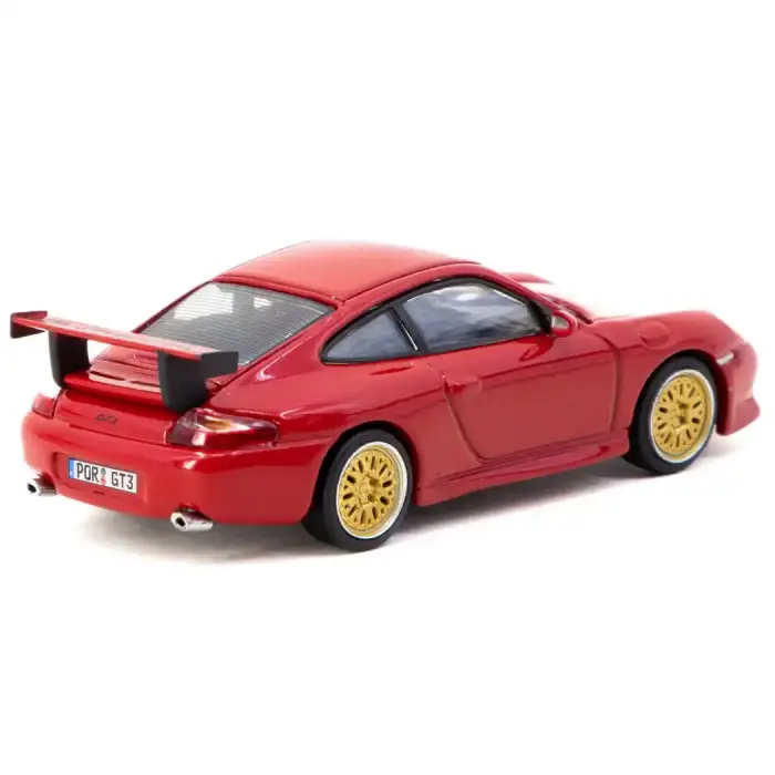 Tarmac Works 1/64 Porsche 911 GT3 type 996 Red T64G-069-RE