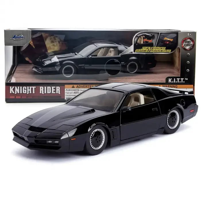 Jada 1:24 Knight Rider K.I.T.T. 1982 Pontiac Firebird Diecast Model Araba - 30086