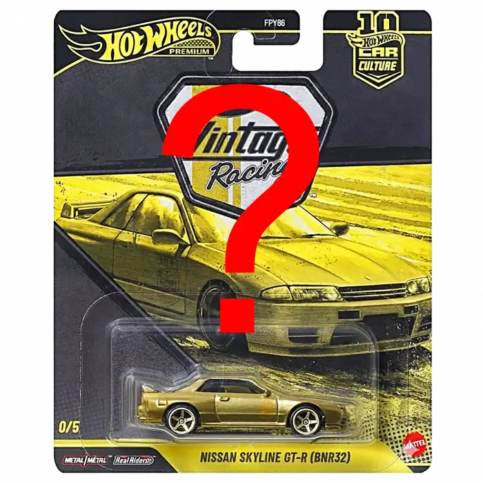 Hot Wheels Premium Vintage Racing Beşli Araba Seti FPY86 - 979T