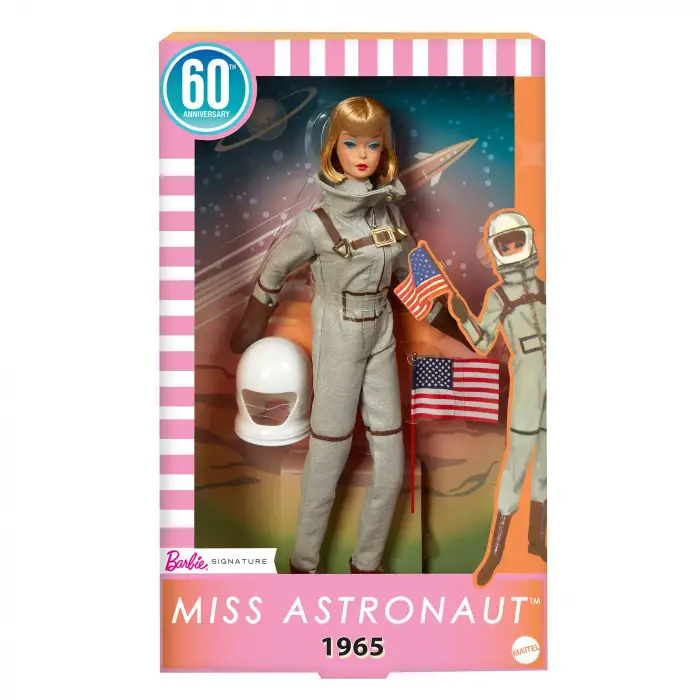 Barbie Astronot 60. Yıl Dönümü Nostaljik Bebek JBJ48
