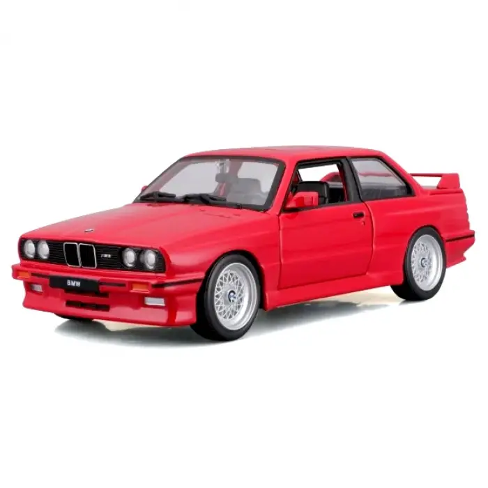 Bburago 1:24 1988 BMW 3 Series M3 - Kırmızı