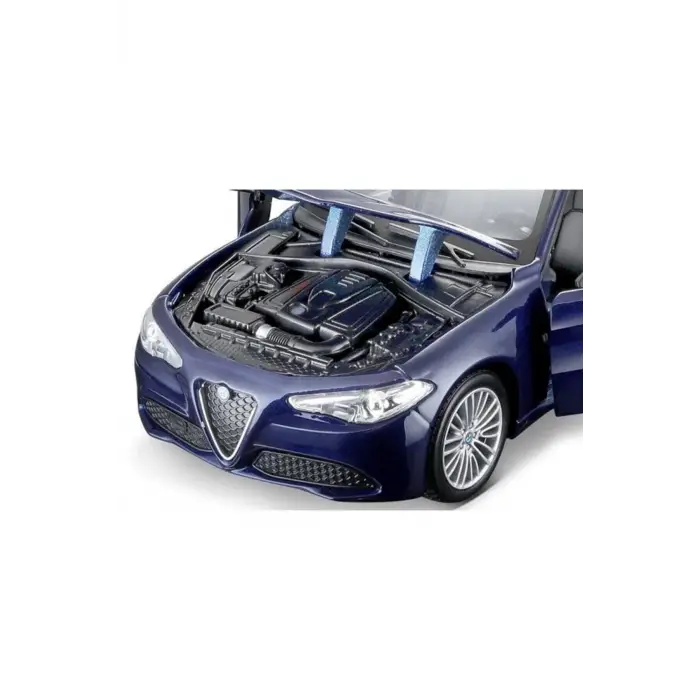 Bburago 1:24 Alfa Romeo Giulia Lacivert