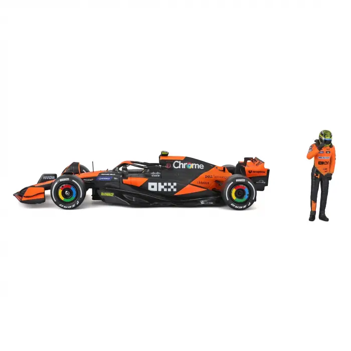 Bburago 1:24 Mc Laren MCL38 Miami Grand Prix 2024 Lando Norris Sürücülü - 28040