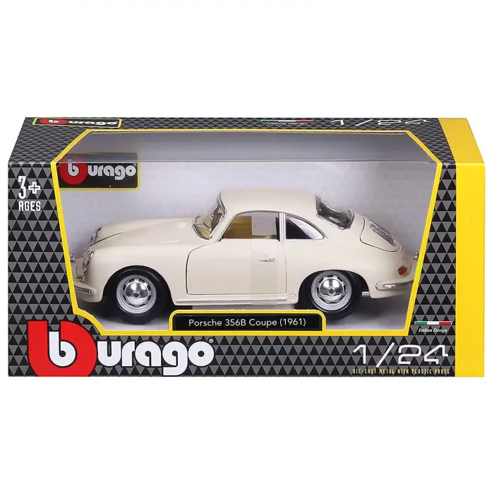 Bburago 1:24 Porsche 356B Coupe - Bej (1961)