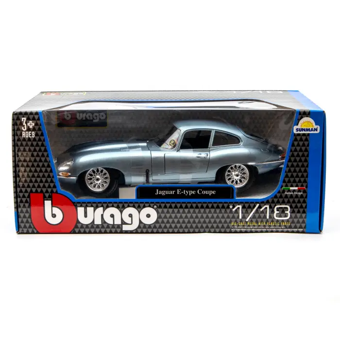Bburago 1:18 Jaguar E-Type Coupe Diecast Model Araba - 12044