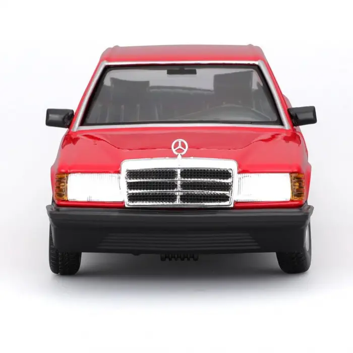 Bburago 1:24 Mercedes-Benz 190 E 2.6 Diecast Model Araba - Kırmızı