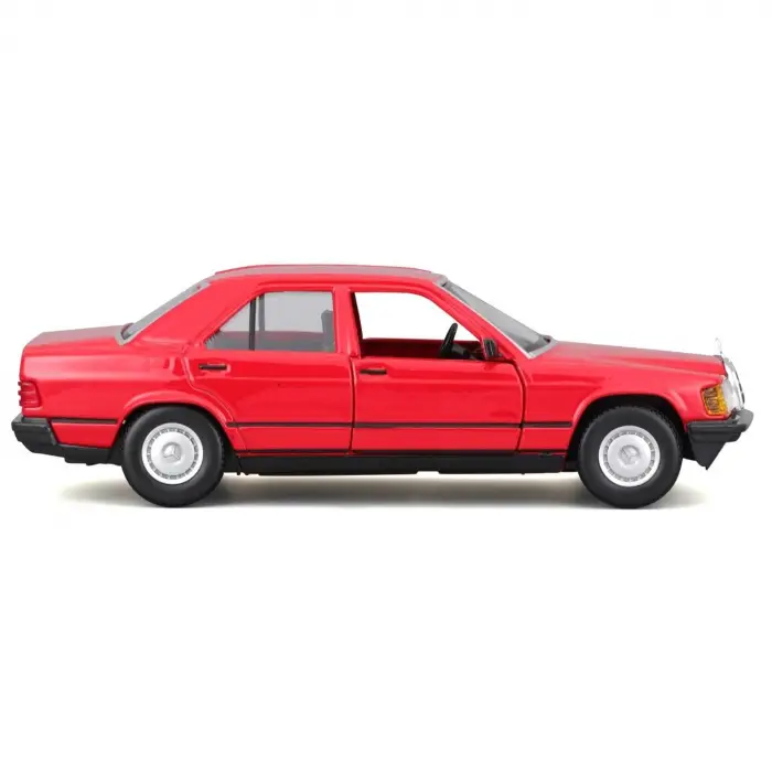 Bburago 1:24 Mercedes-Benz 190 E 2.6 Diecast Model Araba - Kırmızı