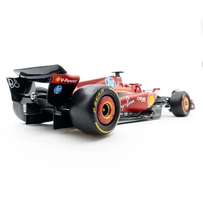 Bburago 1:18 Ferrari SF-24 Formula 1 Yarış Arabası - 16-Charles Leclerc