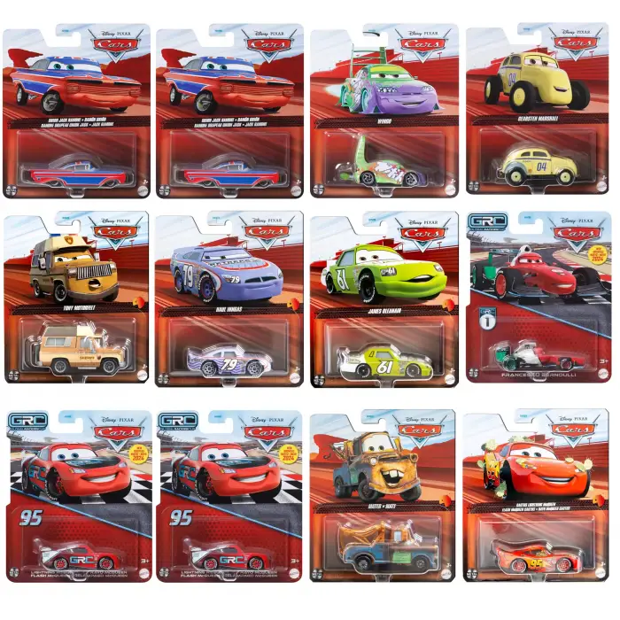 Disney Pixar Cars Tekli Karakter Araçları DXV29 24lü Kutu