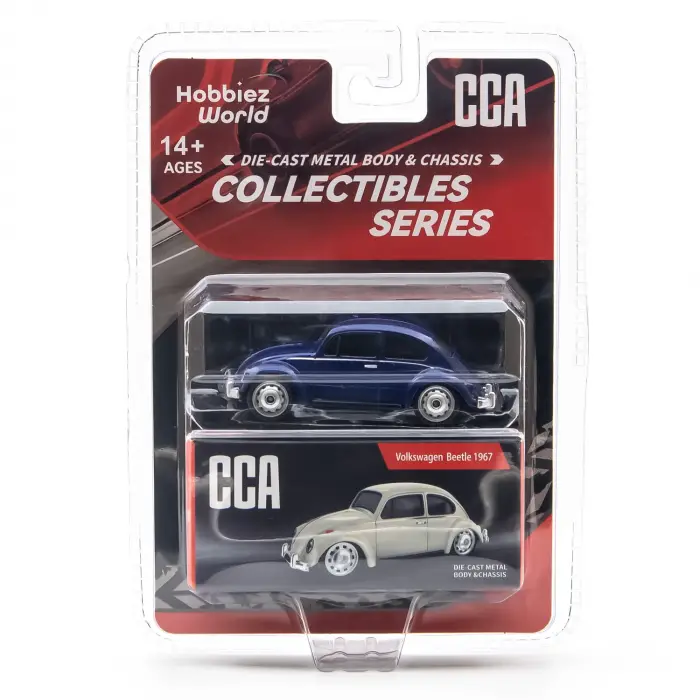 CCA 1:64 Collectibles Series Volkswagen Beetle 1967 Diecast Model Araba Lacivert - 82525CL