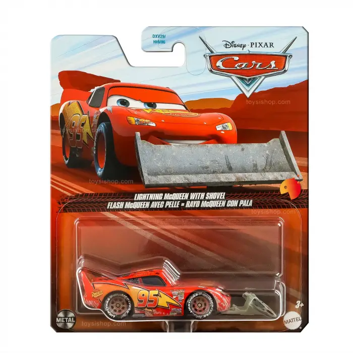 Disney Pixar Cars - Lightning McQueen With Shovel