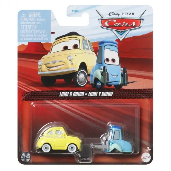 Disney Pixar Cars - Luigi & Guido ve Jessica Carvill - İkili Set