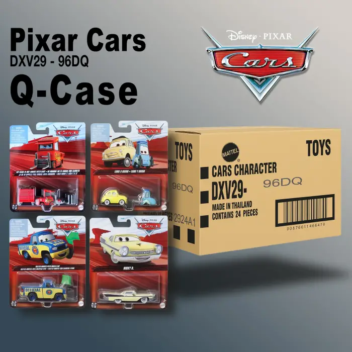 Disney Pixar Cars Tekli Karakter Araçları DXV29 - 96DQ 24lü Kutu