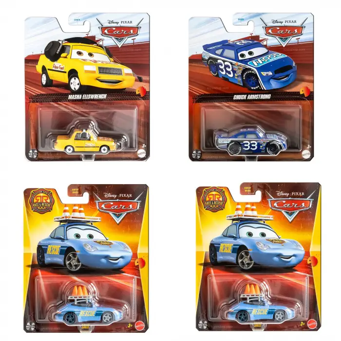 Disney Pixar Cars Tekli Karakter Araçları DXV29 - 96DY 24lü Kutu